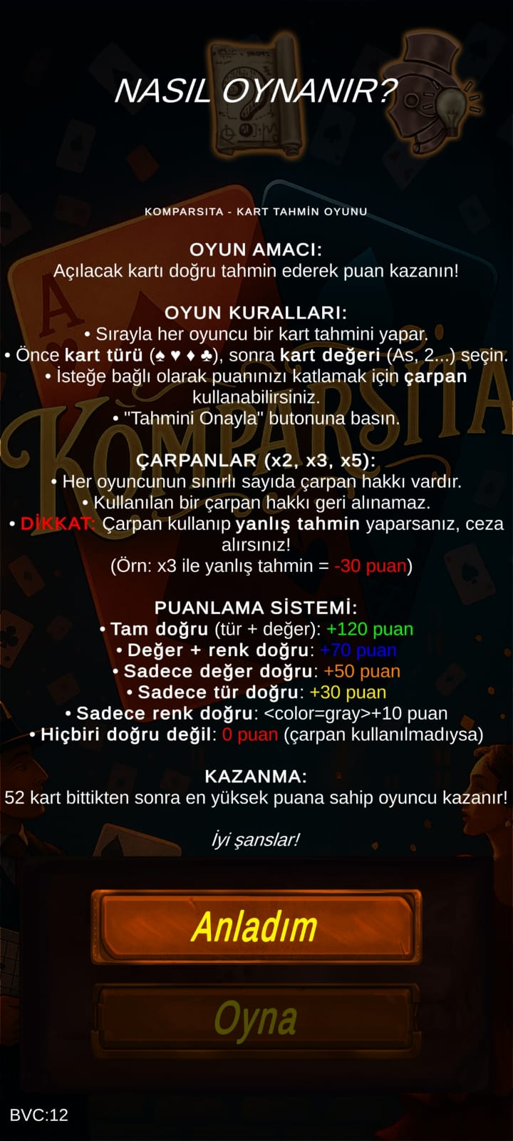 Kompartisa How To Play